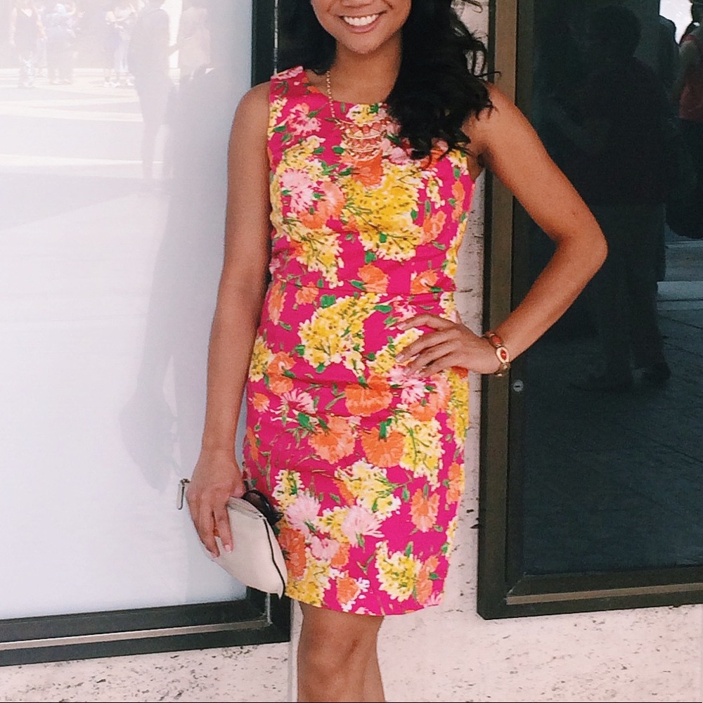 Forever 21 floral cocktail dress